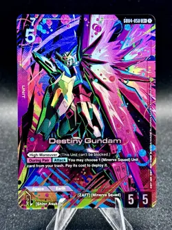 Gundam Card Game Destiny Gundam Legendary Rare Plus + Phantom Aria GD04-050 - Image 1