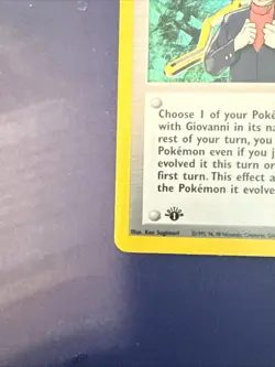 Pokemon TCG Giovanni Trainer Gym Challenge Holo Card 18/132 NM - Image 3
