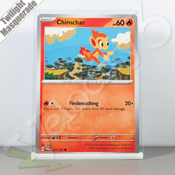 Pokemon TCG Card - Chimchar 31/167 Common | Twilight Masquerade (2024) TWM - Image 1