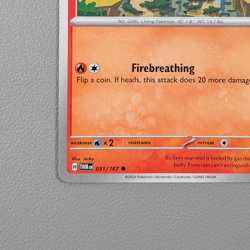 Pokemon TCG Card - Chimchar 31/167 Common | Twilight Masquerade (2024) TWM - Image 4