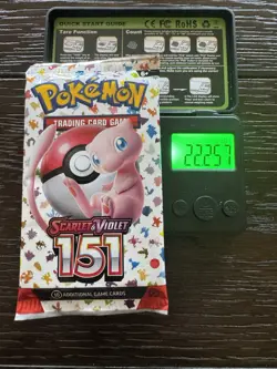 (HEAVY)🔥 22.26g Pokemon TCG Cards S&V 151 Booster Pack Factory Sealed ✅ - Image 1