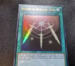 Swords Of Revealing Light YGLD-ENB17 Ultra Rare Unlimited Edition Yugioh Card LP - Image 2