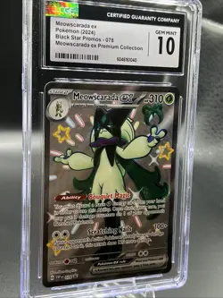 Meowscarada ex 078 Sv: Scarlet & Violet Promo Cards Pokemon TCG Gem Mint 10!! - Image 1