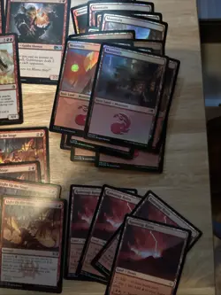 Magic 60 Card Mono Red Deck With Rares And Extras - Image 2
