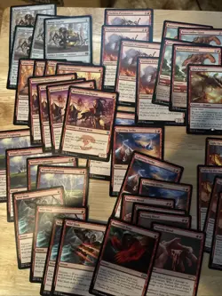 Magic 60 Card Mono Red Deck With Rares And Extras - Image 4