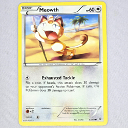 Meowth 53/83 Generations Regular Non Holo Common Pokemon Card TCG English LP - Image 1