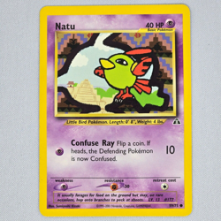 Natu 59/75 Neo Discovery Regular Common Vintage Pokemon Card TCG English LP - Image 1