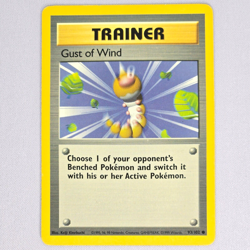 Gust Of Wind 93/102 Base Set Common Vintage Pokemon Card TCG English LP - Image 1