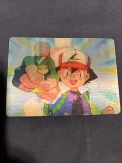 1998 POKEMON ASH KETCHUM PIONEER PROMO BADGE VIZ-VIDEO PIKA-0020D/DVD PROMO - Image 1