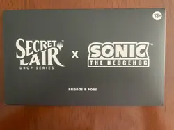 MTG Secret Lair x Sonic: Friends & Foes NON-FOIL EDITION Sealed, In Hand - Image 1