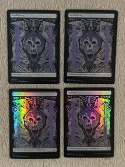 MTG - Swamp Phyrexian Foil (4) - ONE - NM - Magic The Gathering - Image 1