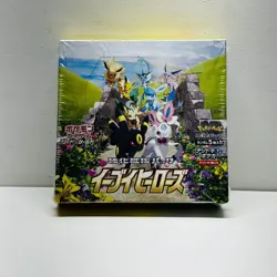 Eevee Heroes S6a Japanese Sword & Shield Pokemon Booster Box Factory Sealed - Image 1
