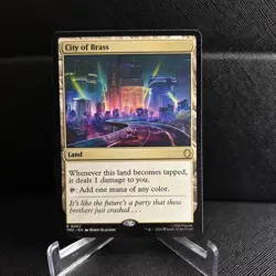 City of Brass MTG TMNT Commander Teenage Mutant Ninja Turtles NM Rare Land - Image 1