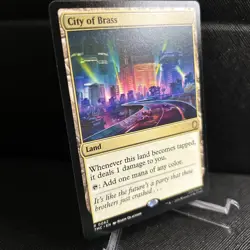 City of Brass MTG TMNT Commander Teenage Mutant Ninja Turtles NM Rare Land - Image 3
