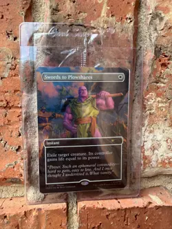 2026 Magic The Gathering Thanos Swords To Plowshares PSA Magazine Promo - SEALED - Image 1