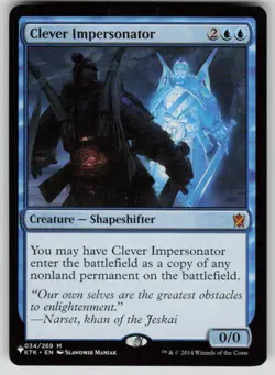 Clever Impersonator Mythic The List Reprints 034/269 MTG Near Mint 2020 - Image 1