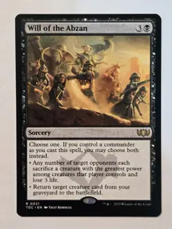 MTG Will of the Abzan Tarkir: Dragonstorm Commander 0031 Regular Rare - Image 2