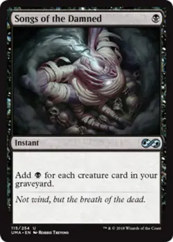 MTG Songs of the Damned, Ultimate Masters, Damaged, English - Image 1