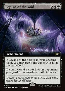 Leyline of the Void - Foil - Extended Art Light Play, English Magic the Gatherin - Image 1