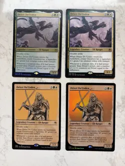 Magic the Gathering MTG Drizzt Do'Urden Play Set Of 4 - Image 1