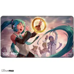 Secret Lair Hatsune Miku Stitched Edge Playmat Sol Ring Magic the Gathering - Image 1