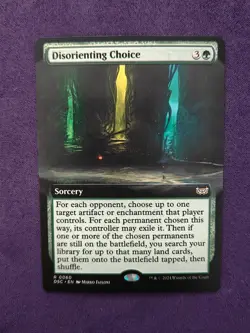 MTG Disorienting Choice (Extended Art) #60 Commander: Duskmourn: House of Horror - Image 1
