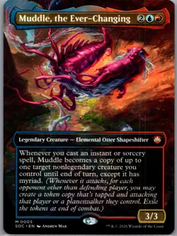 Muddle, the Ever-Changing (Borderless) M Commander: Secrets of Strixhaven 5 NM - Image 1