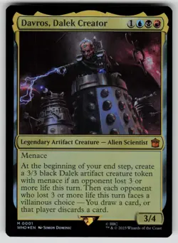 Davros, Dalek Creator Foil M Universes Beyond: Doctor Who 1 NM - Image 1