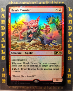 MTG Brash Taunter [M21] Foil NM - Image 1