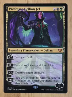 Professor Dellian Fel Secrets of Strixhaven Regular - Image 1
