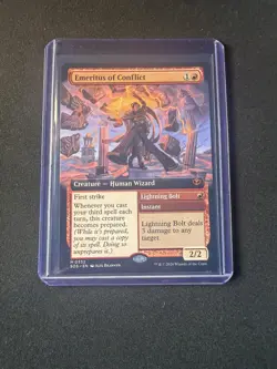 Emeritus of Conflict Extended Art M 332 - MTG Secrets of Strixhaven - Image 1