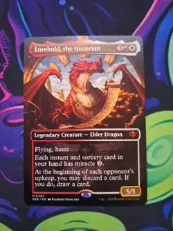 MTG Lorehold, The Historian Borderless Unplayed Mint - Image 1
