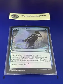Slip ou the Back U 062/281 SNC Streets of New Capenna (Foil) - Magic MTG Card - Image 1