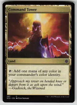 Command Tower Normal C Starter Commander Decks 297 NM - Image 1