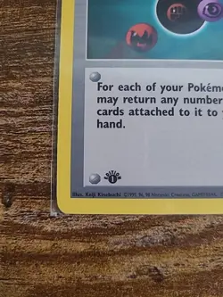 Pokemon TCG Energy Flow Gym Heroes 122/132 Regular 1st Edition Common - Image 2