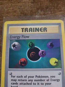 Pokemon TCG Energy Flow Gym Heroes 122/132 Regular 1st Edition Common - Image 3