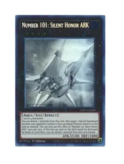 Number 101: Silent Honor ARK - LED9-EN000 - Ghost Rare - 1st Edition - Yugioh - Image 1
