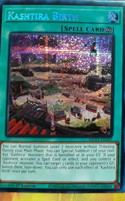 Yugioh Kashtira Birth Prismatic Secret MP23-EN200 1st Near Mint - Image 1