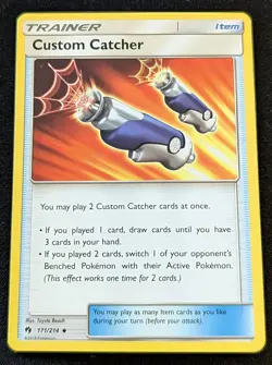 Pokemon Card TCG - Custom Catcher 171/214 - Lost Thunder - Image 1