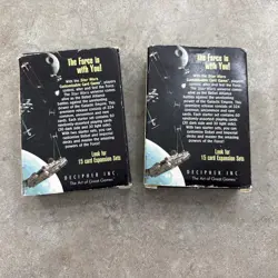 2 Decks Star Wars Premiere Limited Edition 60 Card Starter Set Opened Box 1995 + - Image 2