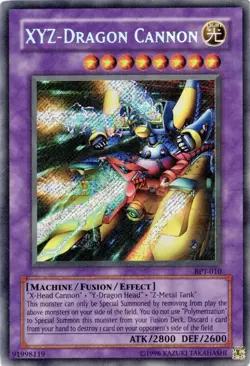 XYZ-Dragon Cannon bpt-010 (VLP/LP) Secret Rare Yu-Gi-Oh! Card - Image 1