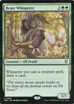 MTG | Beast Whisperer | (NM) Murders at Karlov Manor Commander Magic Card - Image 1