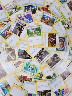 Bulk Pokemon trainers. 50 card lot. great condition. no substantial damage - Image 1