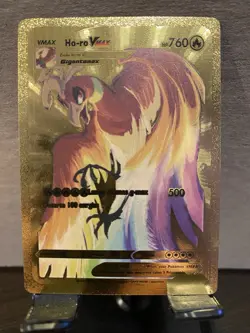 Ho-Ro Foil Metal Pokemon Pokemon Fan Art Collectible Card Trading - Image 1