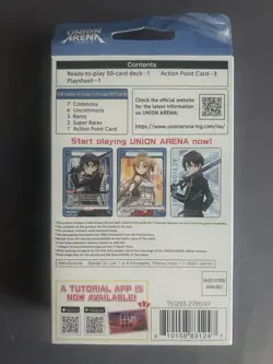 UNION ARENA Card Game Sword Art Online Starter Deck 100 Card Bundle x2 lot - Image 2