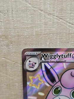 Wigglytuff EX 222/091 Paldean Fates Holo Rare Pokemon Card TCG - Image 3