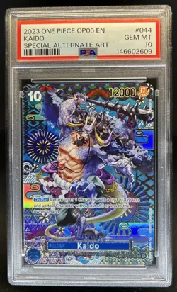 2024 One Piece The Best Kaido Super Rare #OP04-044 PSA 10 GEM MINT - Image 1