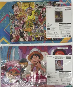 ONE PIECE TCG Playmat Promo Nami Sealed Op11-041 And Luffy Sealed Eb02-010 Set - Image 1