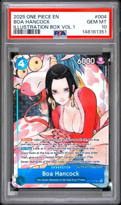 One Piece Boa Hancock Illustration Volume 1 ST17-004 PSA 10 Gem Mint - Image 1
