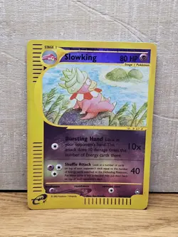 Slowking 34/147 Aquapolis Reverse Holo Rare Pokemon TCG Card - Image 1